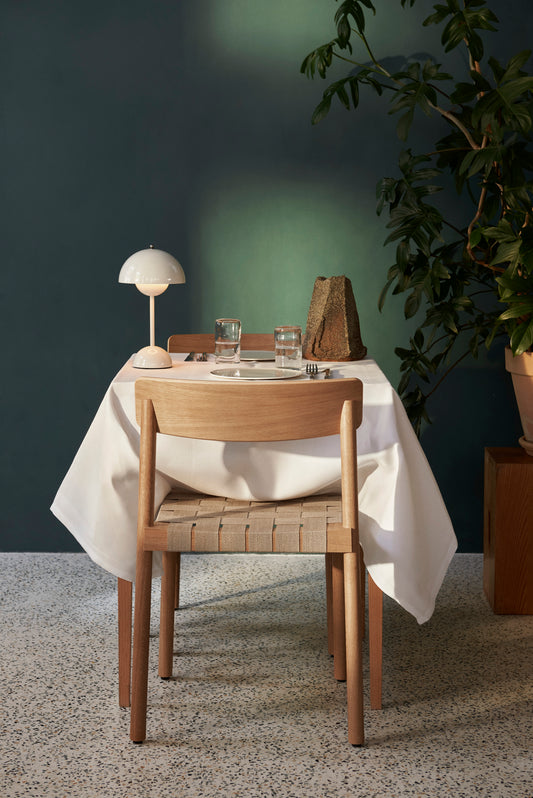 Betty TK1 Stackable Chair, Smoked Oil Oak, Natural