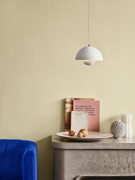 Flowerpot VP1 Pendant Lamp, Matt White, Ø23