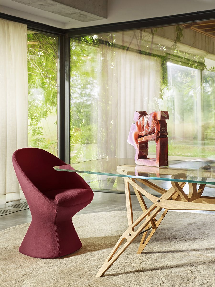Poltroncina Giuno, Vimini Riviera Arancione