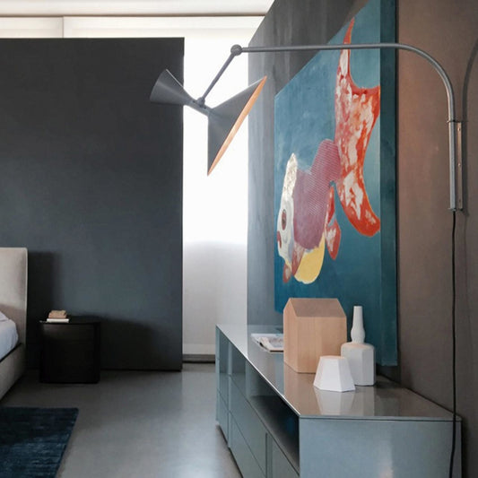 Wall Lamp, Lampe de Marseille, Grey