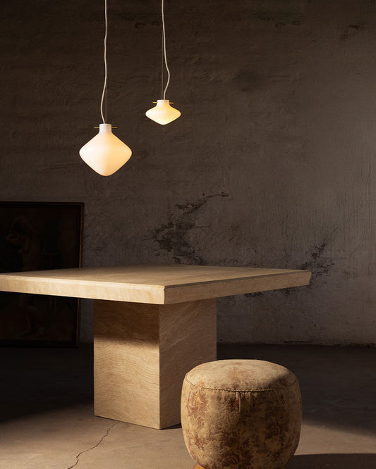 Repose Suspension Lamp, Brass, 260