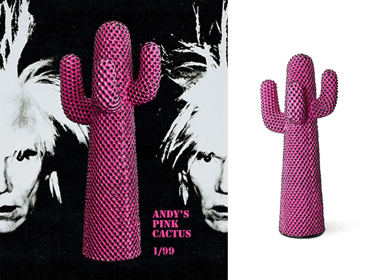 Appendiabiti, Cactus, Andy Warhol Pink