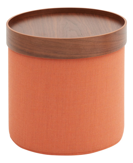 Vassoio Drum, Ø45, Dark Walnut