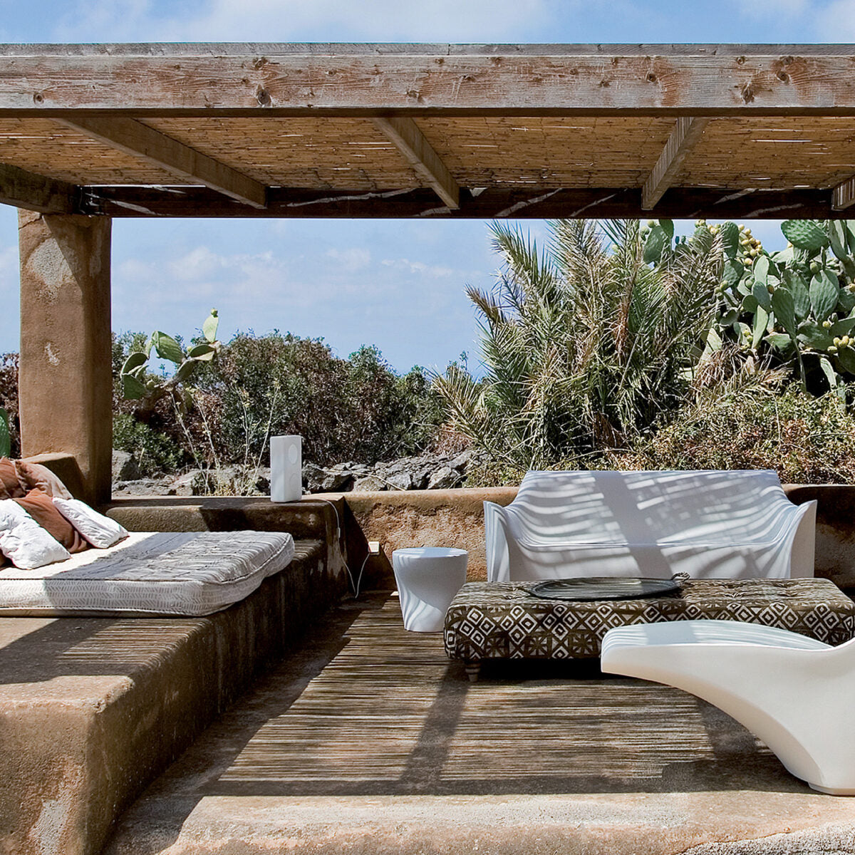 Tavolino Tokyo Pop, Rosso Mattone