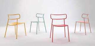 PALOMA CHAIR PAINTED RAL 1004 YELLOW
