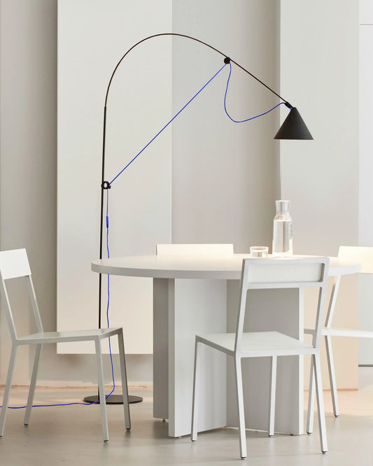 Floor Lamp, Ayno L, Black/Blue