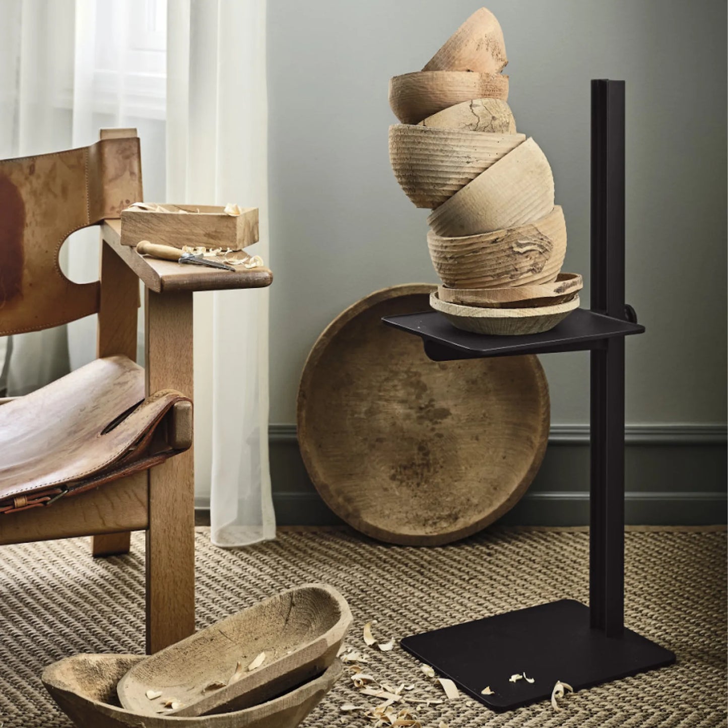 Tavolino, Museum, Dark Brown