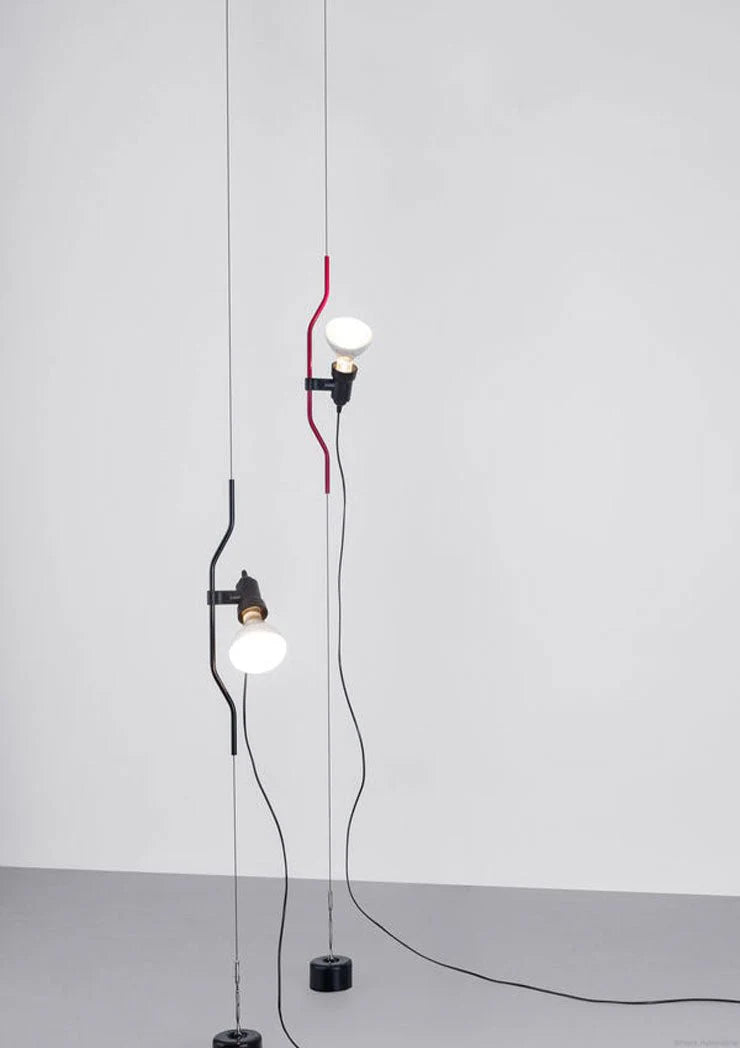 Lampada Parentesi con Dimmer, Rosso