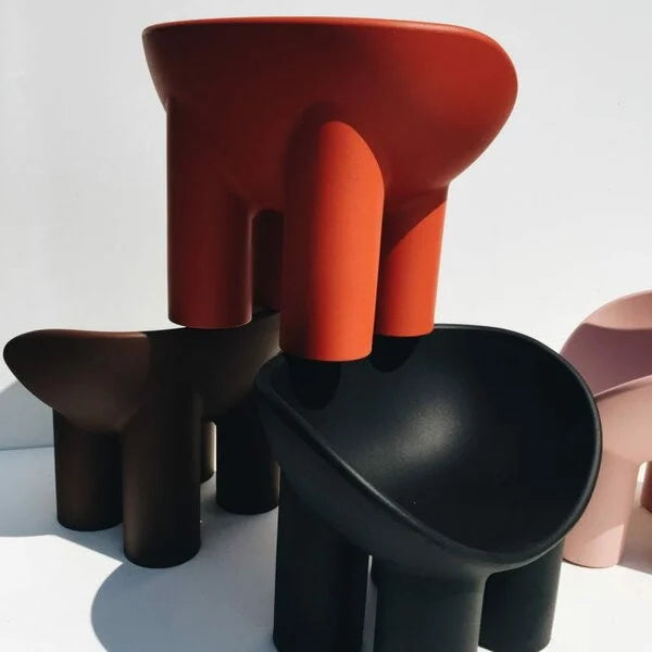 Poltrona Roly Poly, Rosso Mattone
