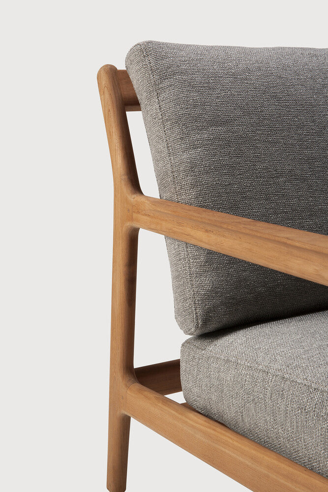 Divano Jack Outdoor 2 Posti Teak con Cuscini Mocha