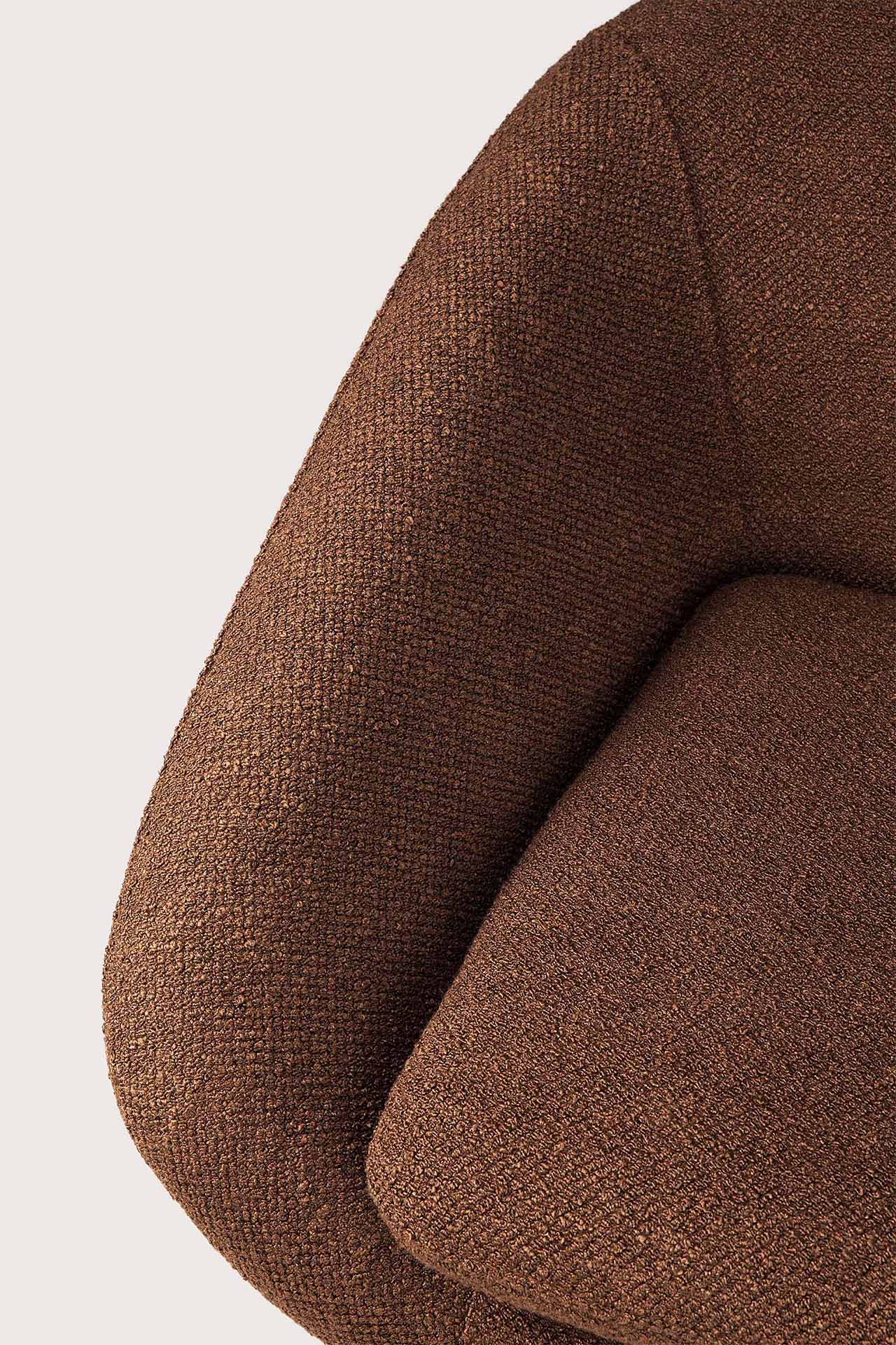Poltrona Barrow Tessuto Copper