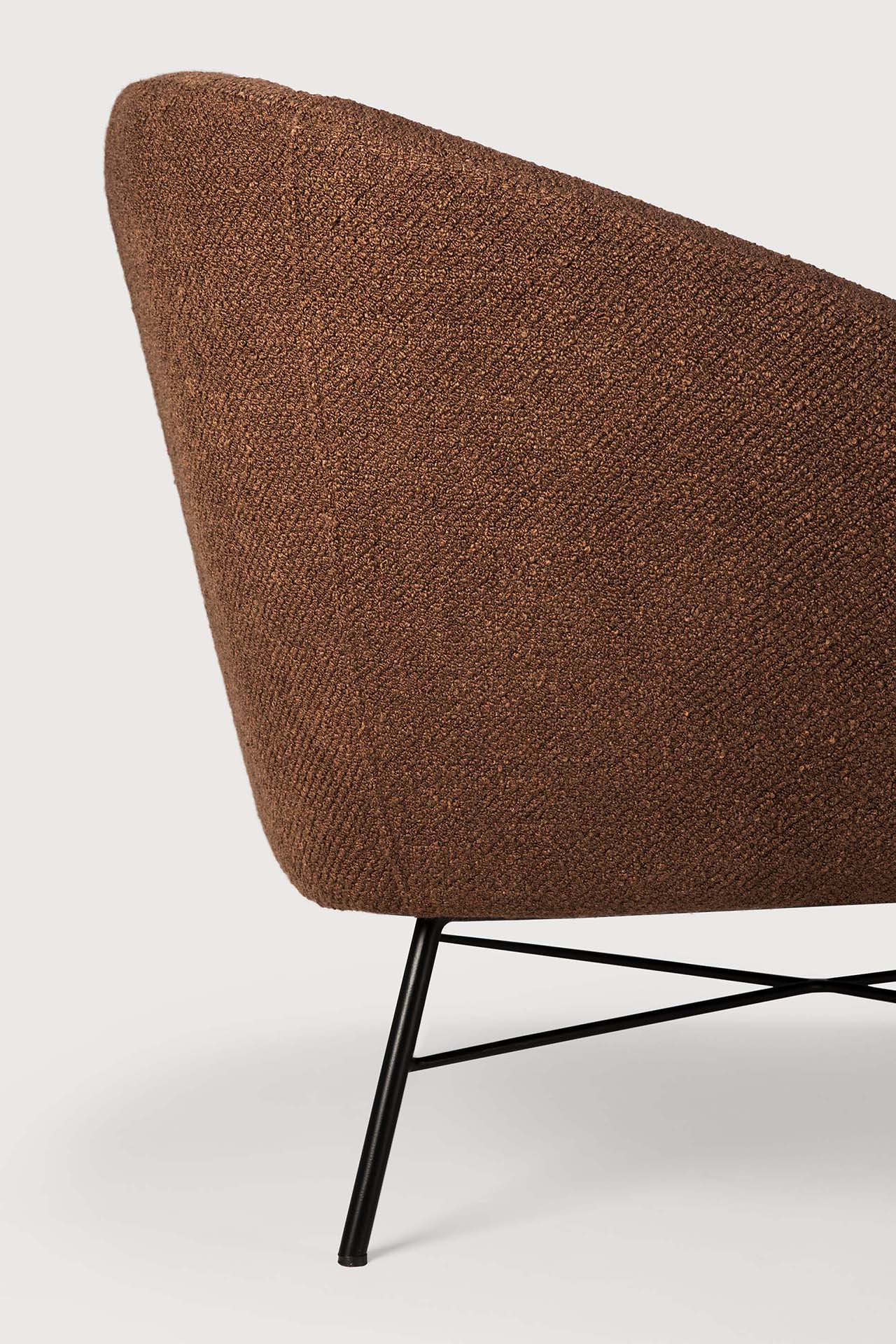 Poltrona Barrow Tessuto Copper