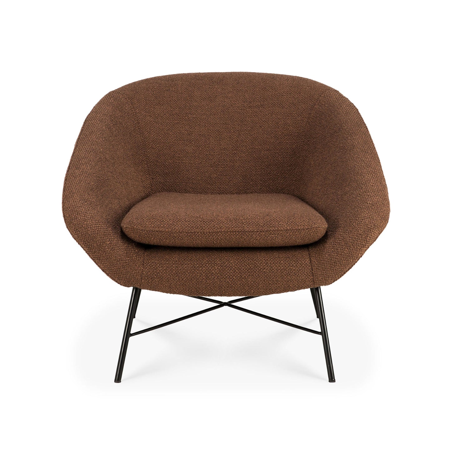 Poltrona Barrow Tessuto Copper