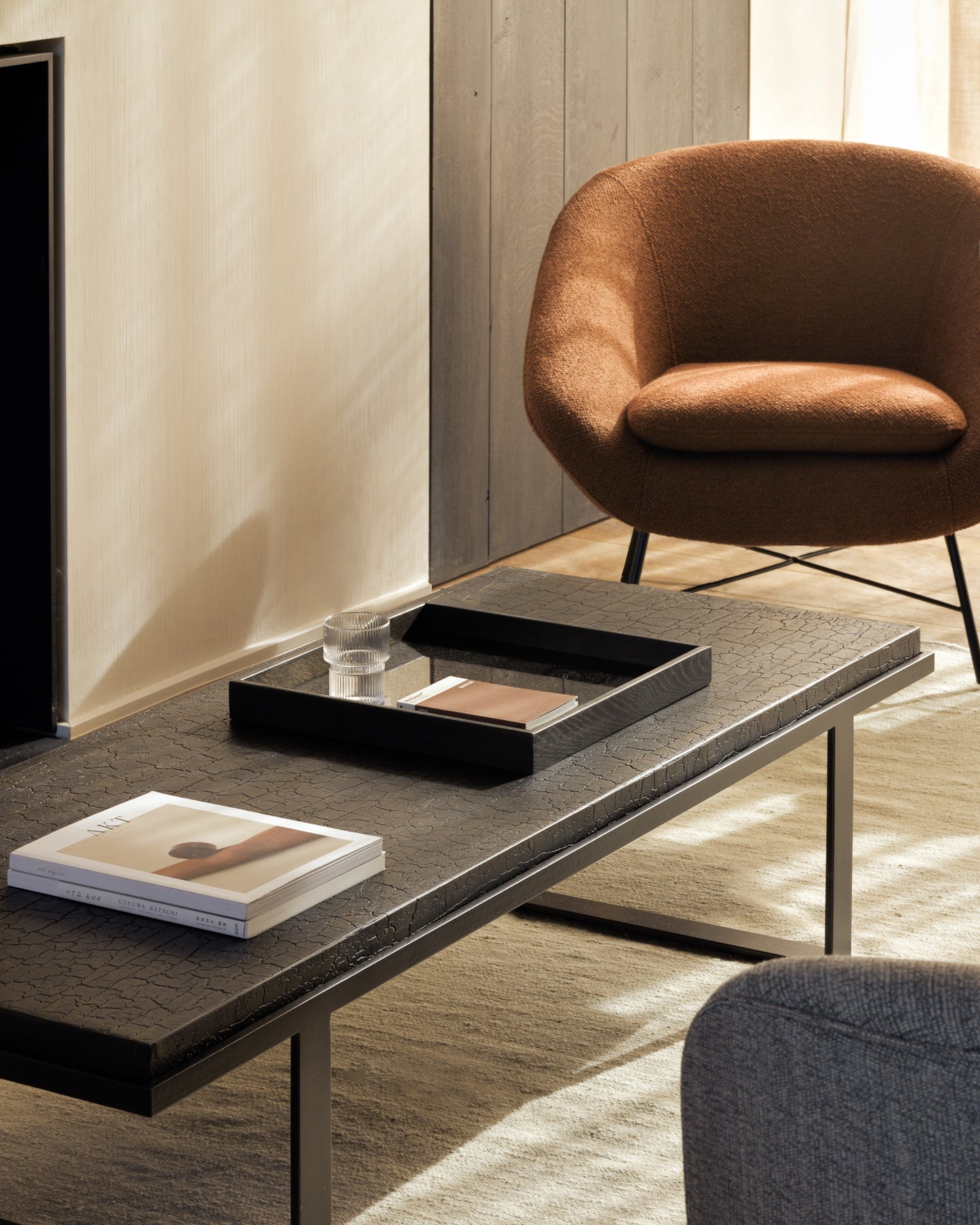 Poltrona Barrow Tessuto Copper