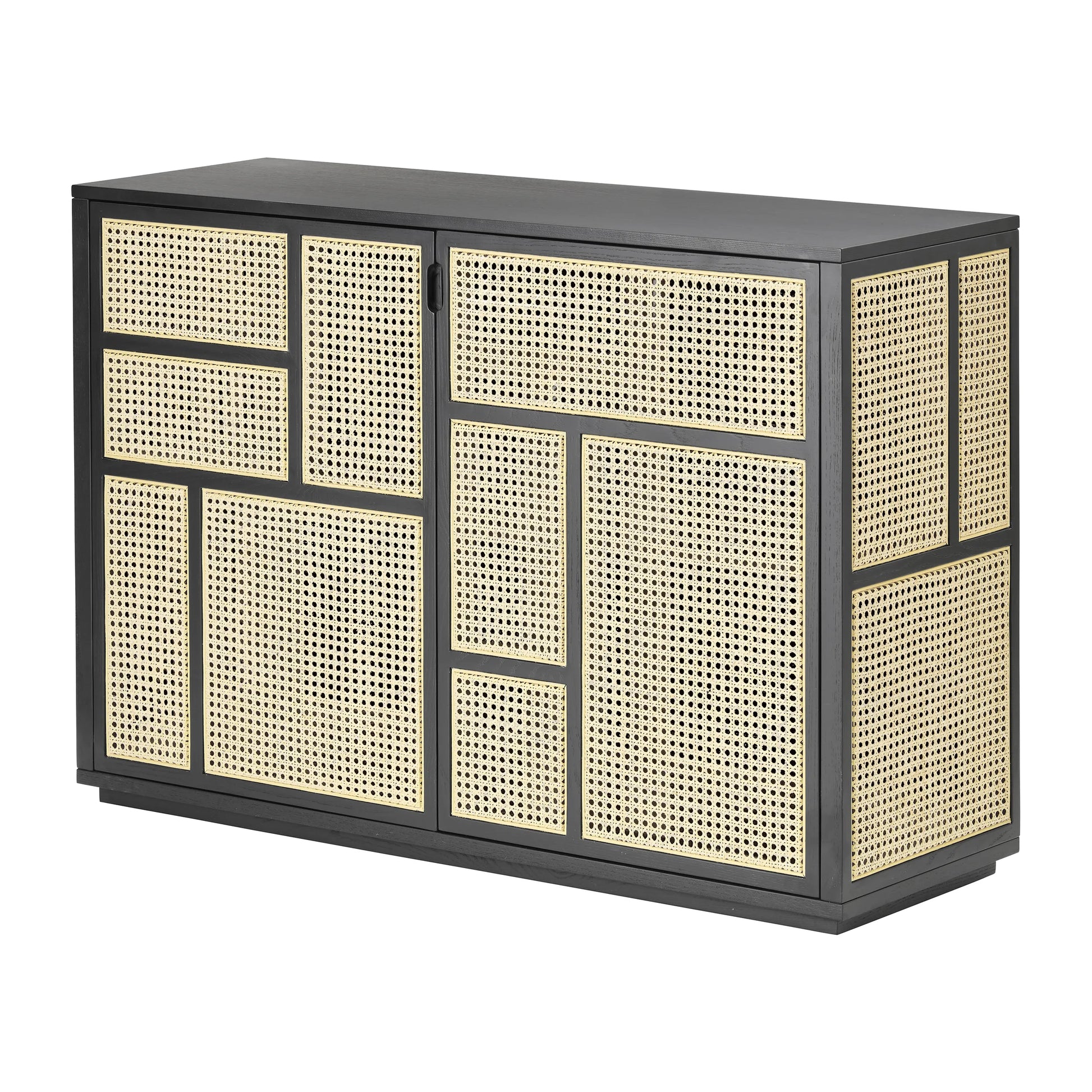 Credenza Air Design House Stockholm, rovere tinto nero, vista prodotto