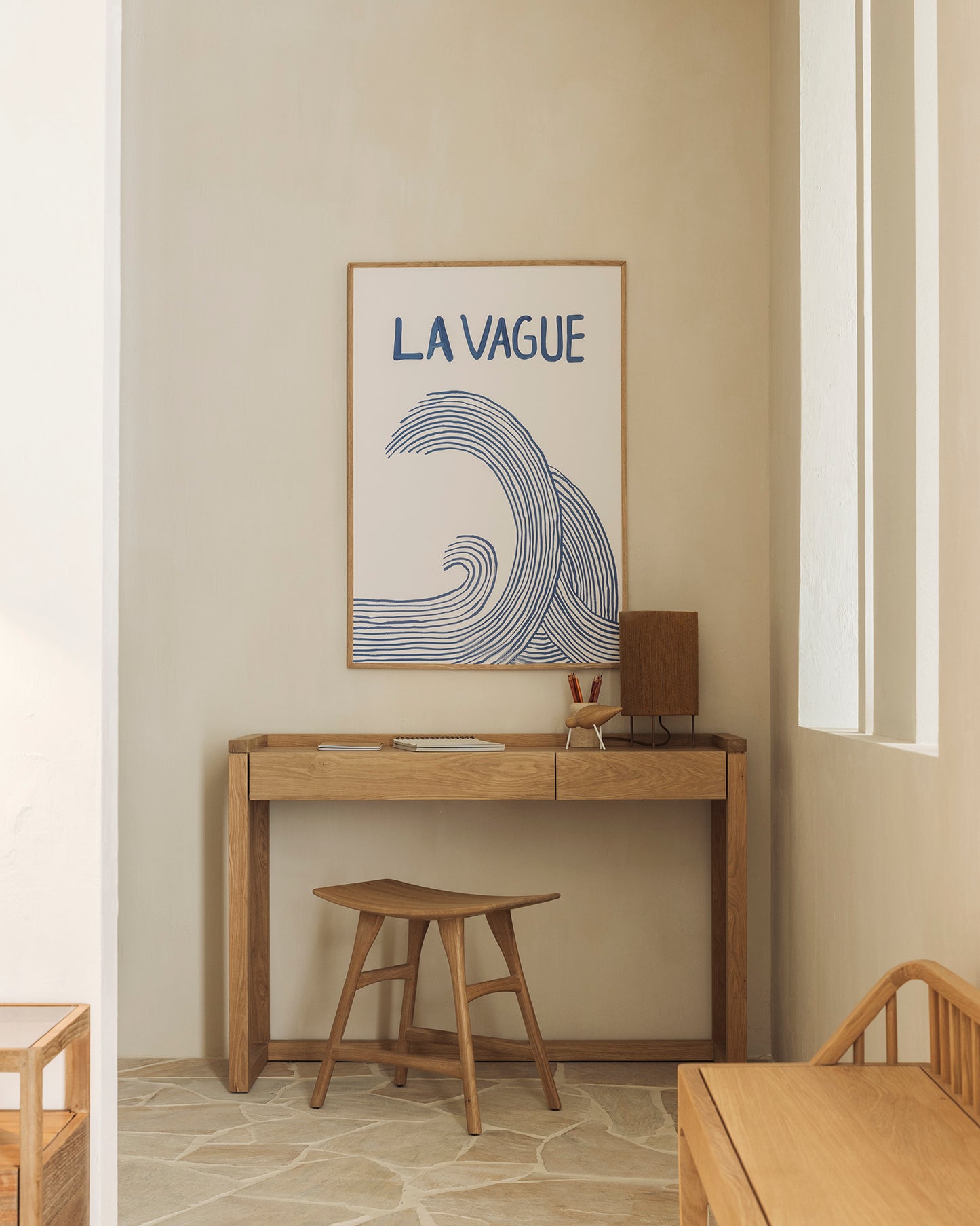 SCRIVANIA FRAME ROVERE 2C 120x43