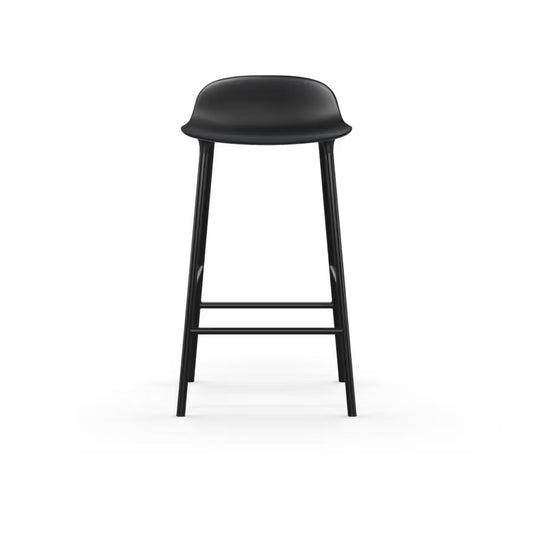Form Stool H65, Black Steel