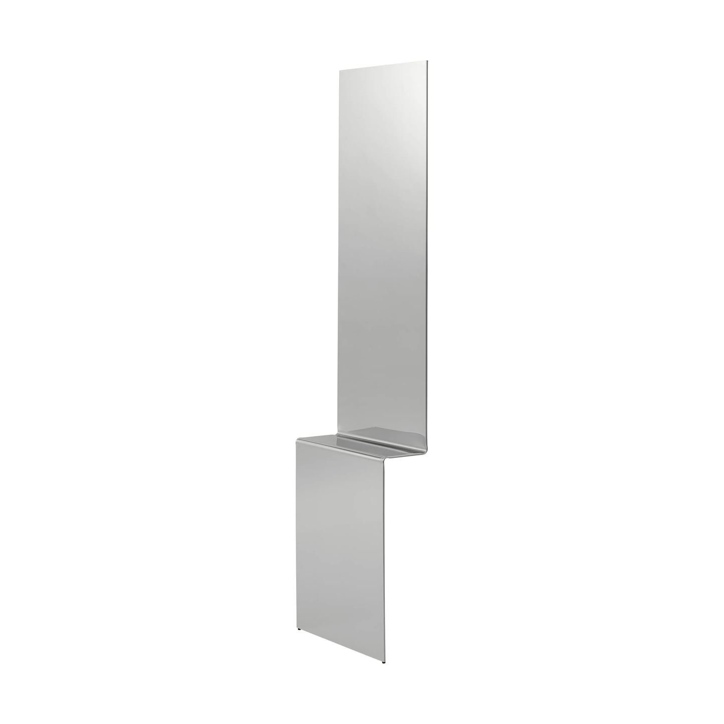 Specchio Pleat MUUTO, acciaio inox lucido, vista prodotto