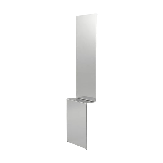 Specchio Pleat MUUTO, acciaio inox lucido, vista prodotto