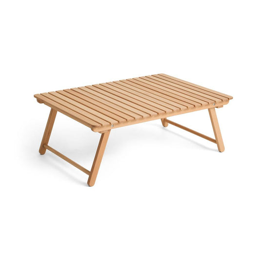 Tavolino pieghevole Outdoor Market by Jasper Morrison, faggio, grande, 58 x 78 x h.29,5