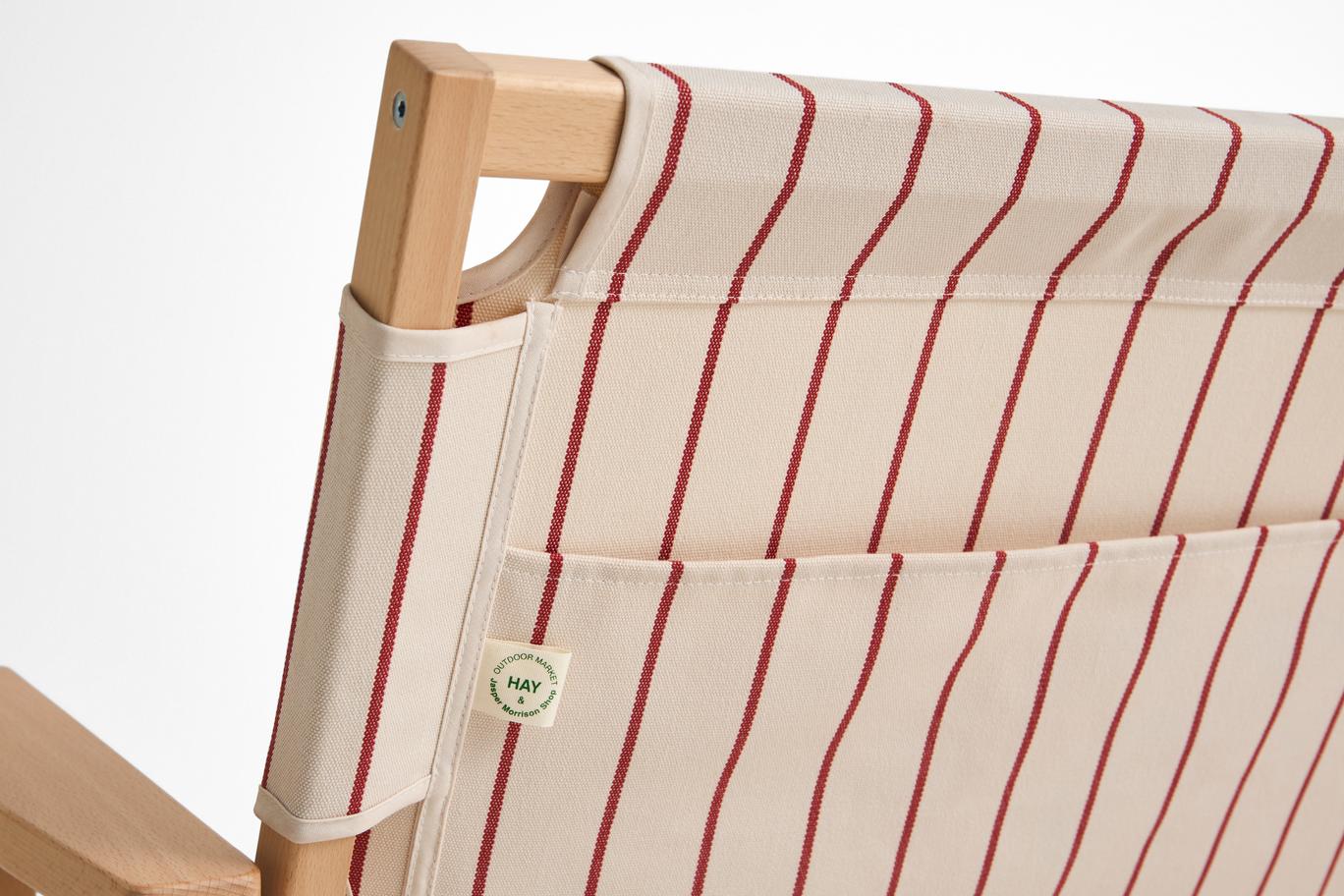 Divano pieghevole Outdoor Market by Jasper Morrison senza cuscino