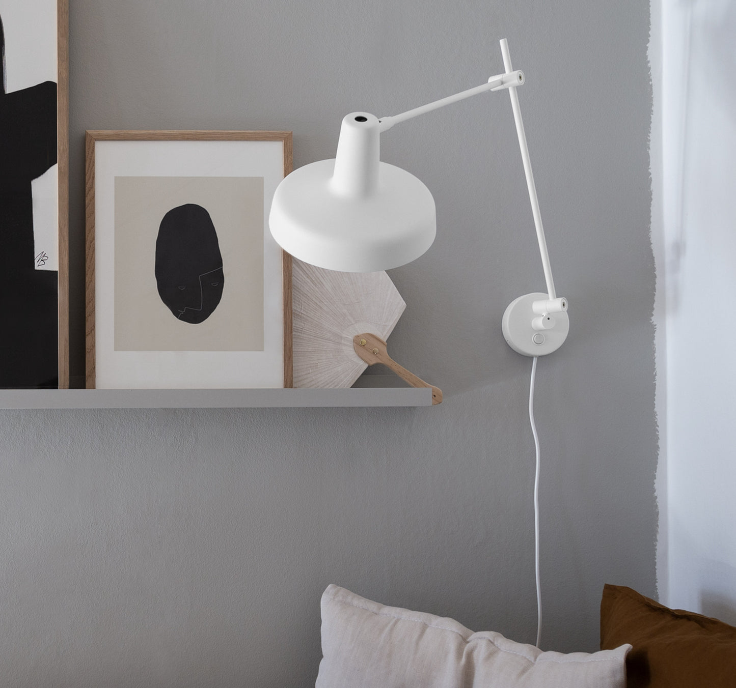 Lampada da parete, Arigato, Bianco