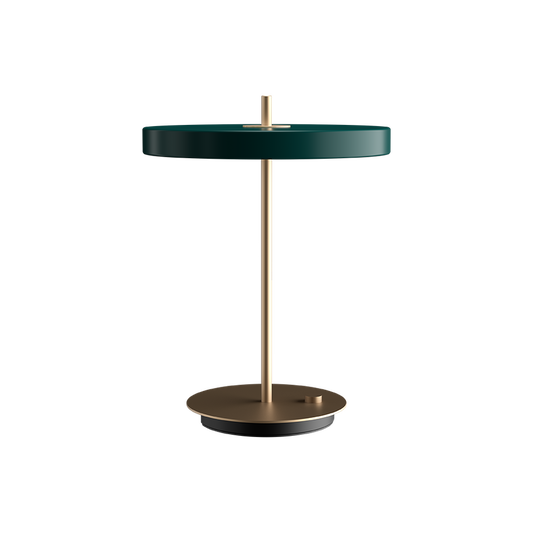 Asteria Table Lamp, Forest Green