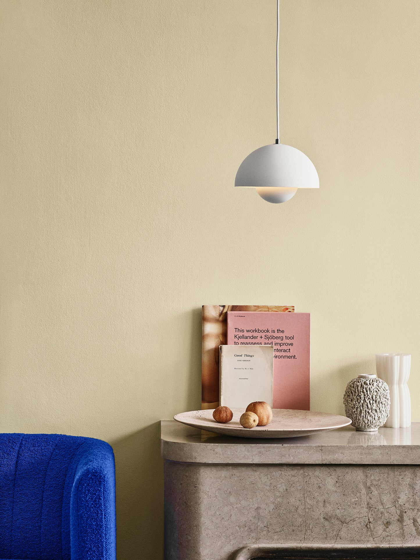 Lampada Sospensione Flowerpot VP1, Bianco Opaco, Ø23