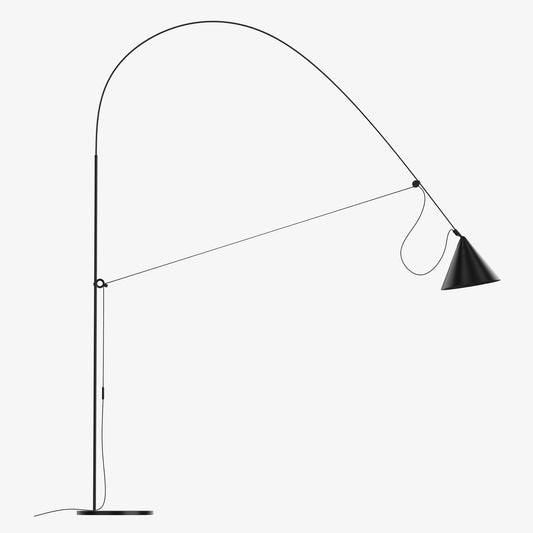 Floor Lamp, Ayno XL, Black/Black
