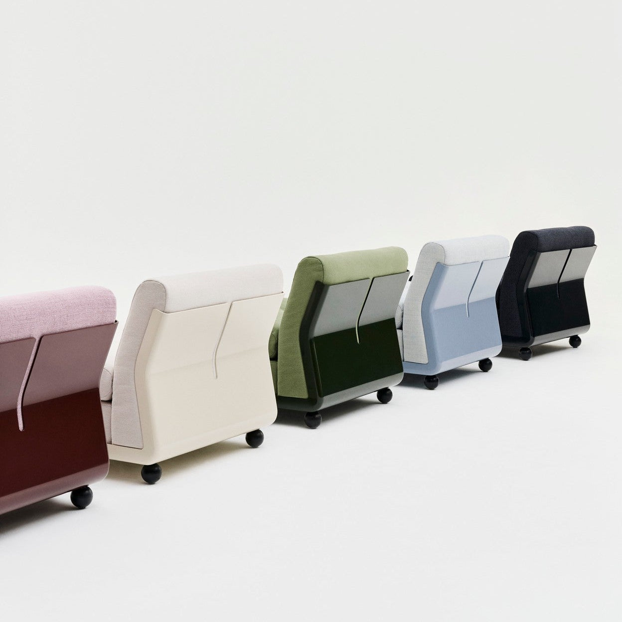 Poltrona Amanta, Burgundy, Tessuto Turf Burgundy