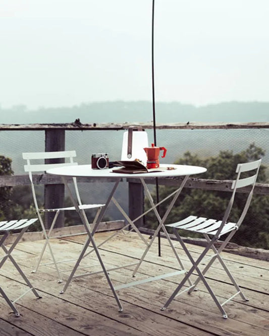 Folding Bistro Table, Ø77, Clay Grey