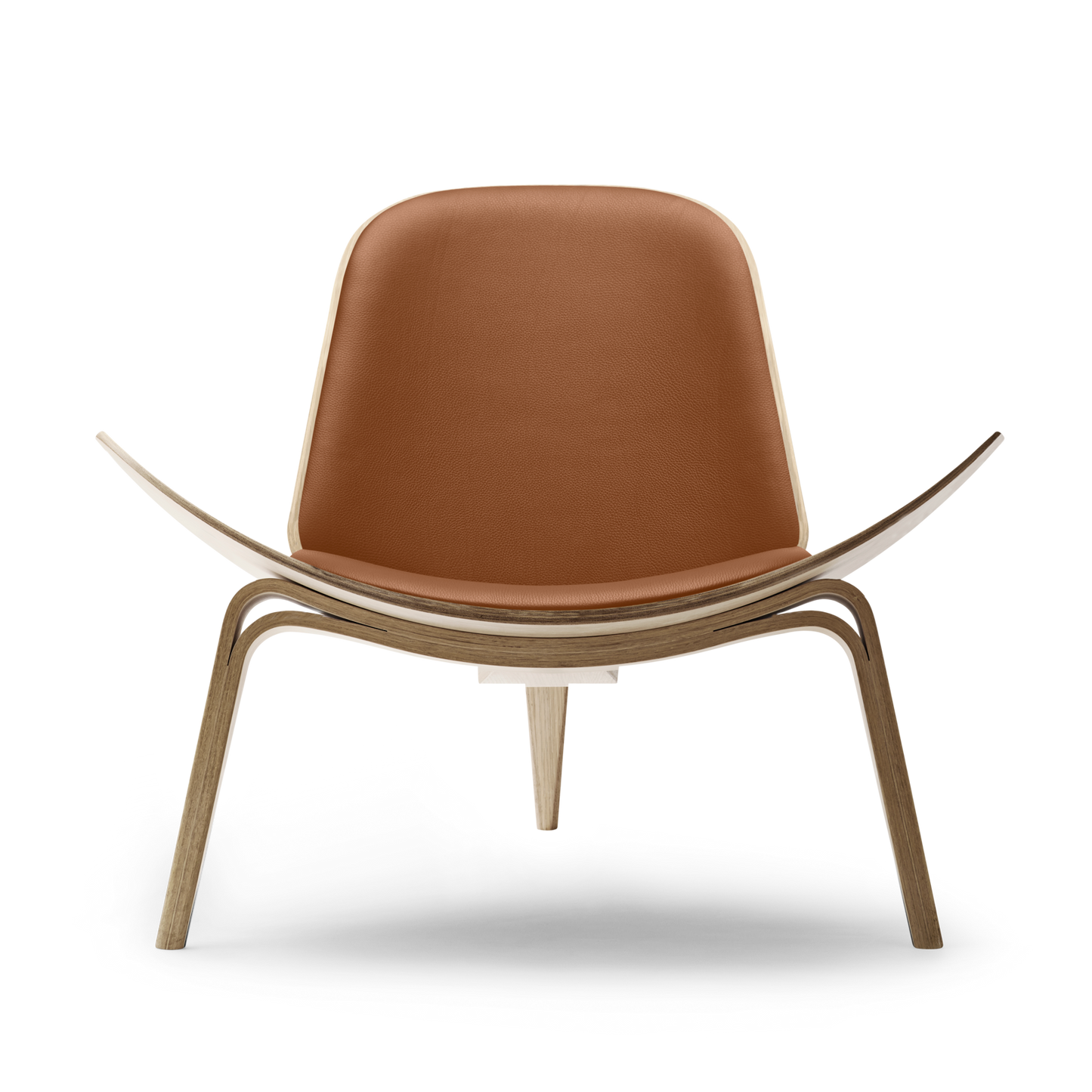 CH07 - SHELL CHAIR OAK WHITE OIL
