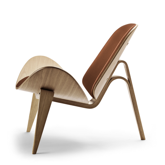 CH07 - SHELL CHAIR OAK WHITE OIL
