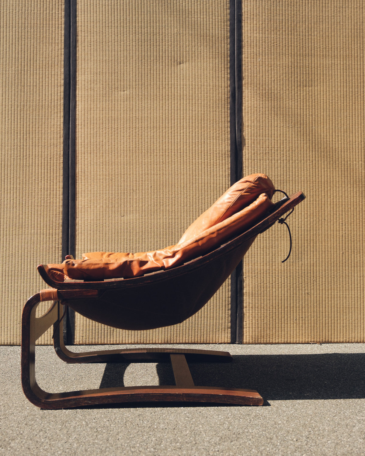 Poltrona Pelle + Legno