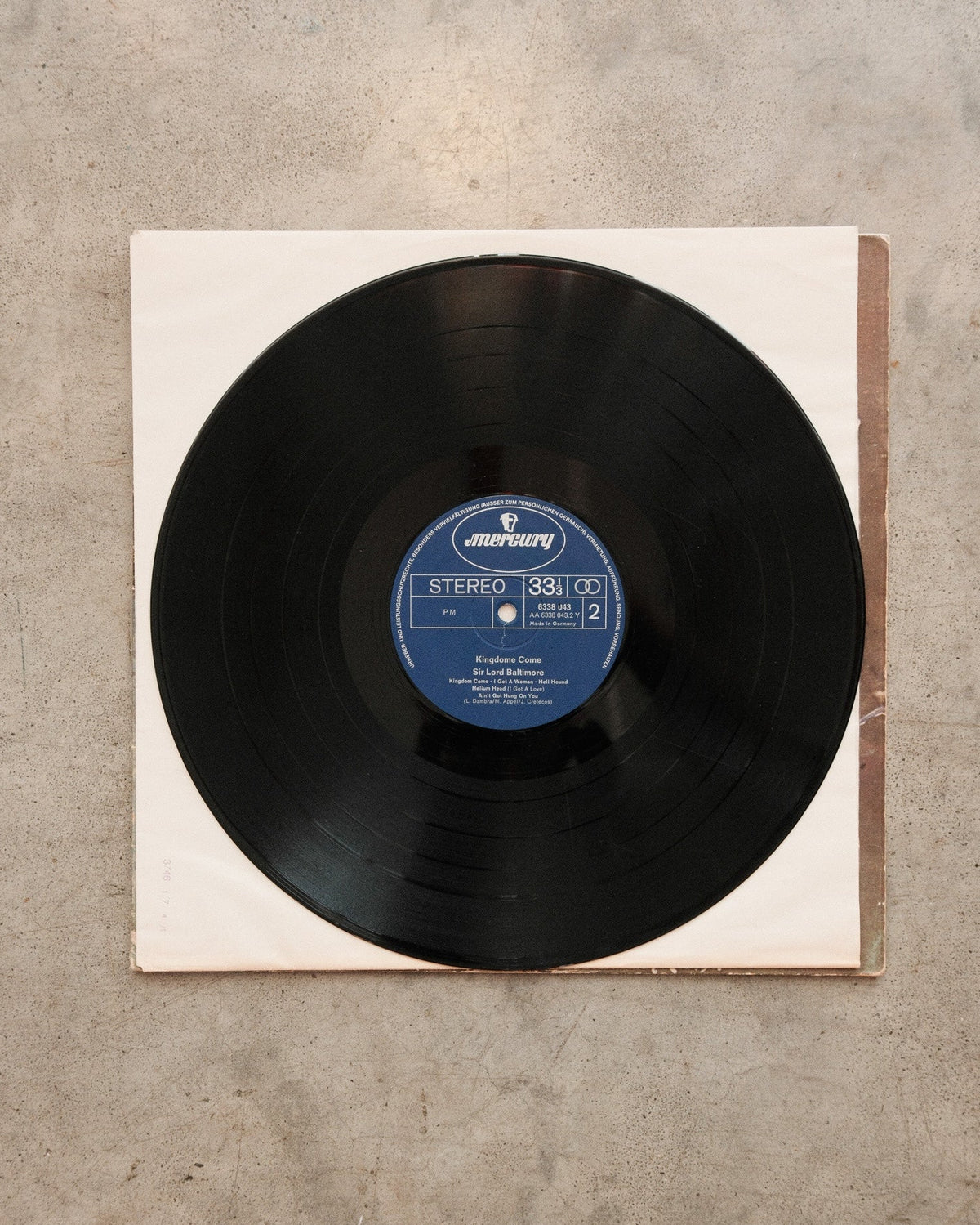 Sir Lord Baltimore – Sir Lord Baltimore, disco ed etichetta