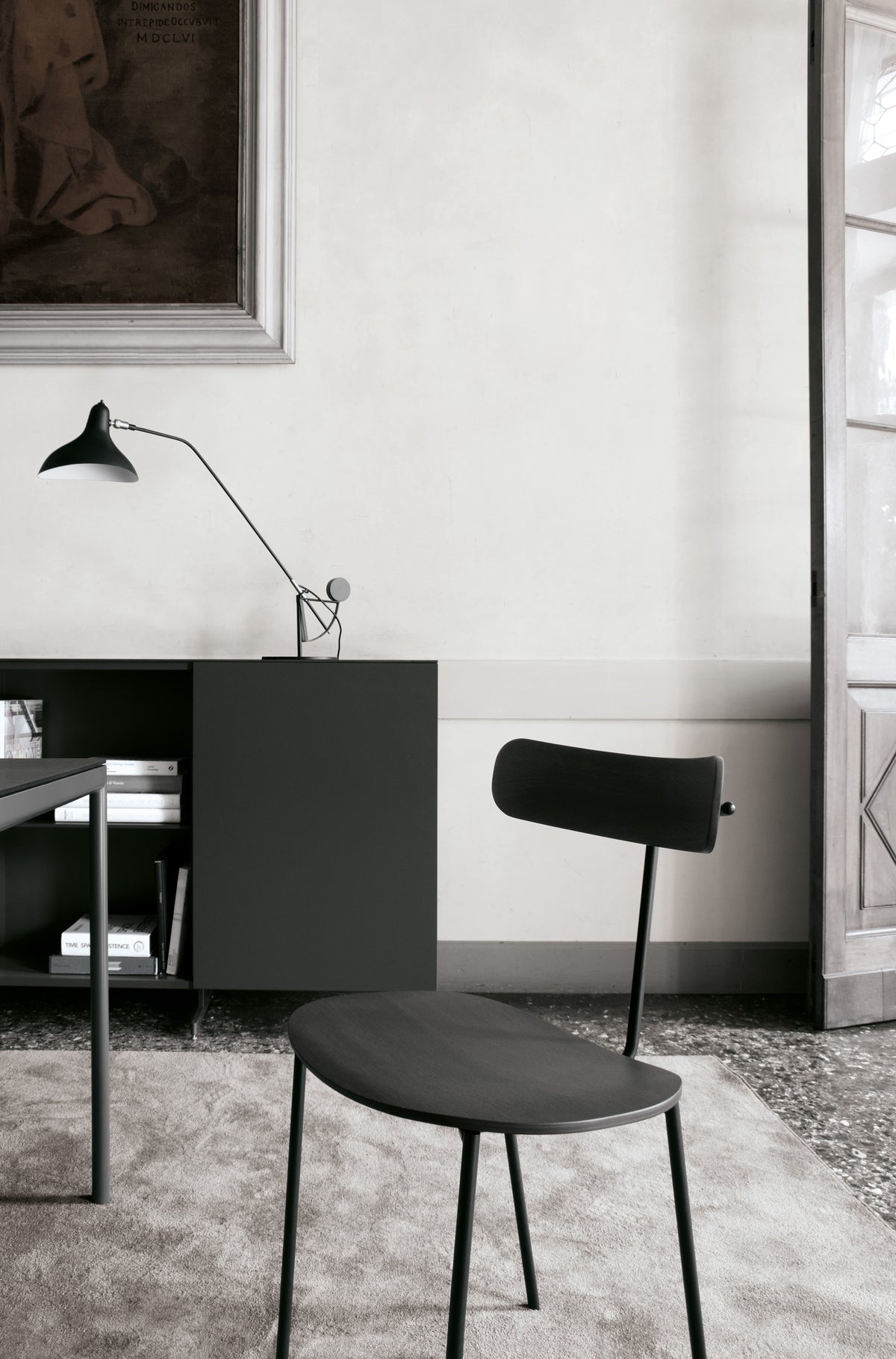 ECH3 CHAIR SMOKED OAK / BLACK