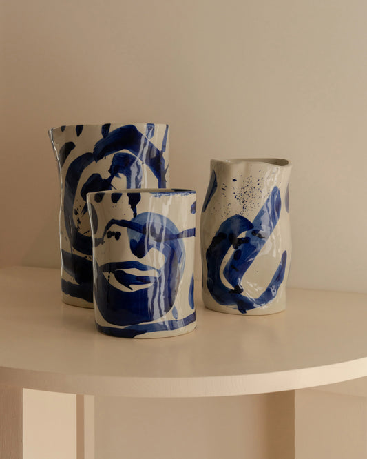 Vaso Sophia, S, blue