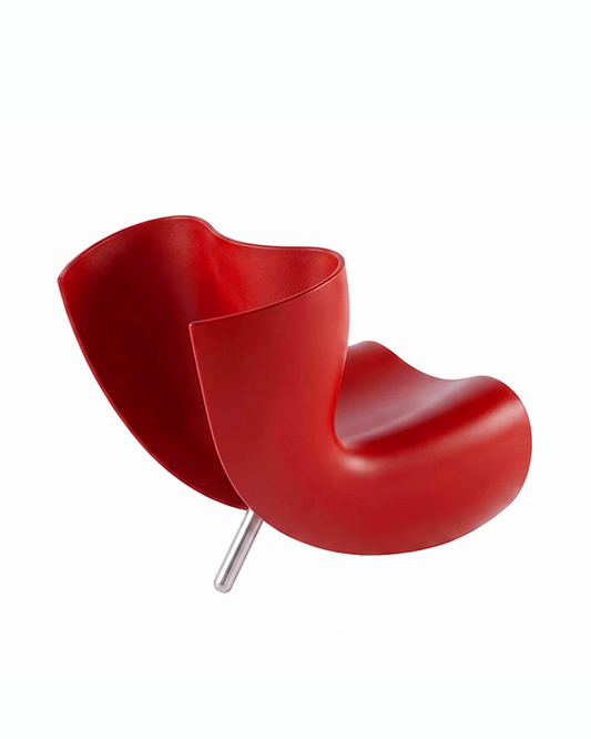 Felt Armchair Red
