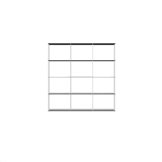 Composizione libreria Krossing 100x100 bianca, tubetti h.25