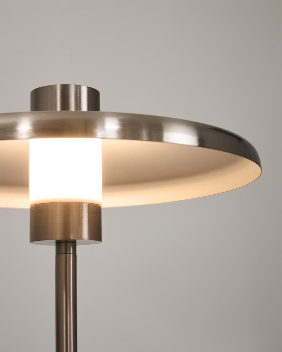 Nuvira Metal Floor Lamp, Grey