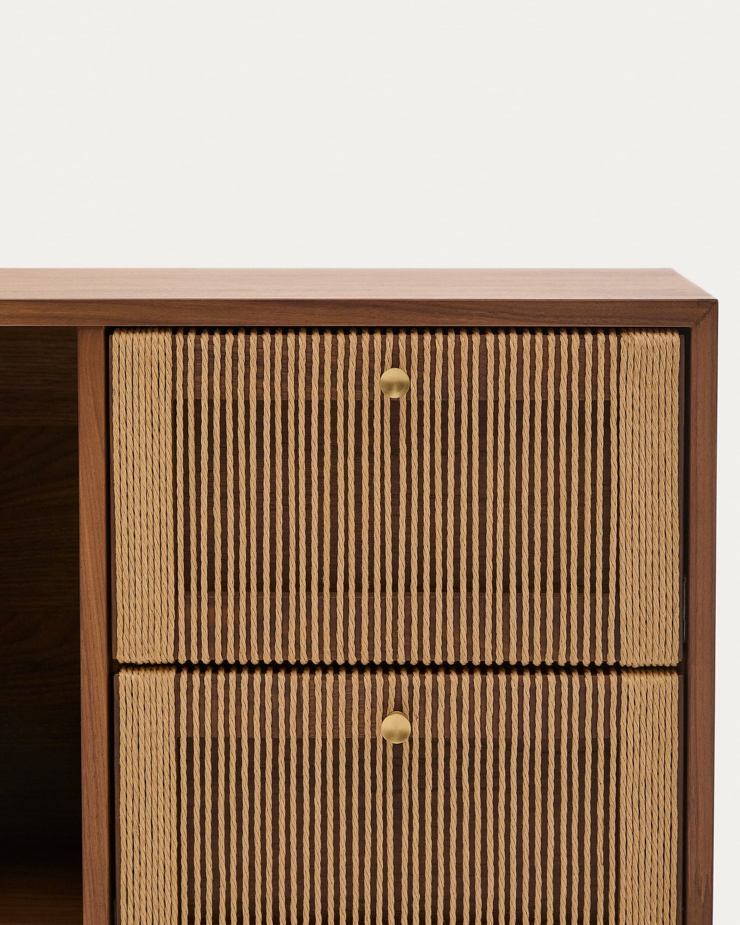 Credenza Elan, noce/corda, L.180 x h.73 x p.45
