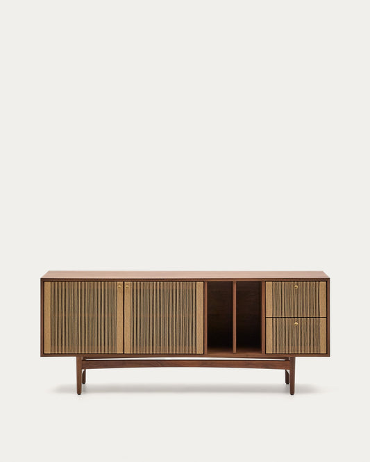 Credenza Elan, noce/corda, L.180 x h.73 x p.45