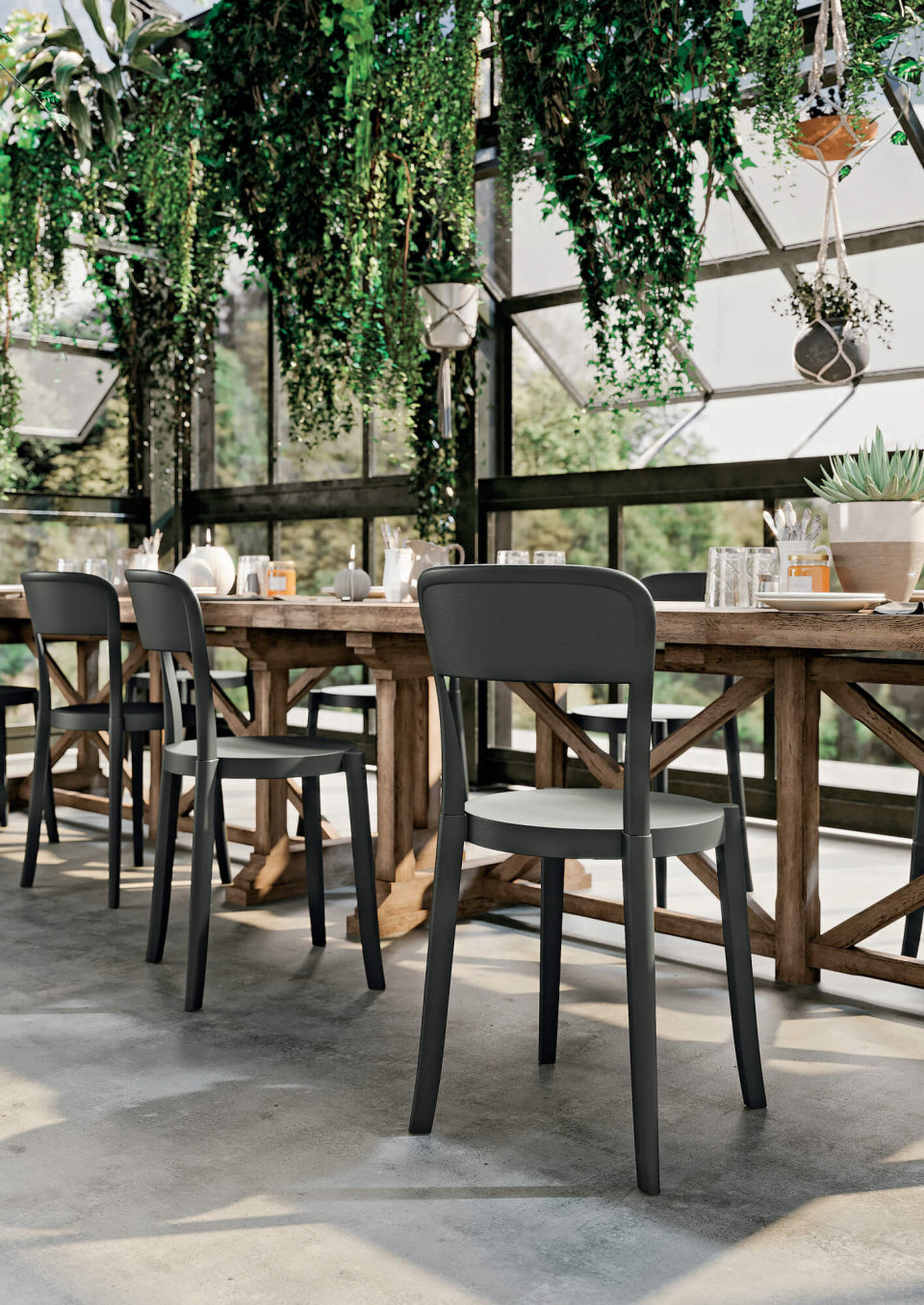 Sedia Torre melanzana