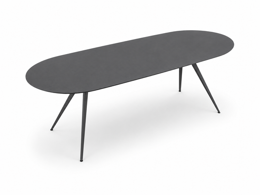 Tavolo Balance, l.300 x p. 98 testa tonda, fenix nero