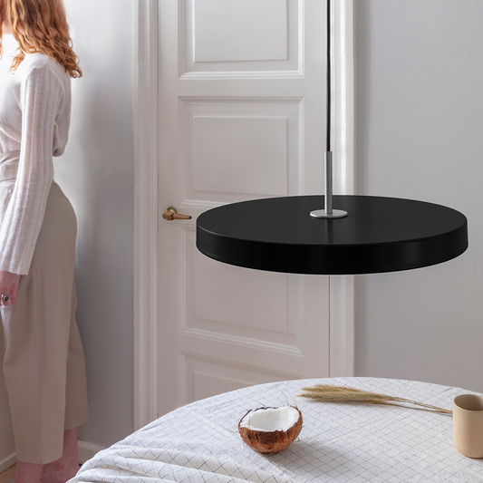 Asteria M Pendant Lamp, Black/Steel