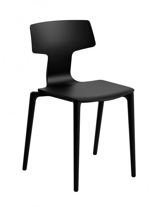 Sedia Split, gambe plastica