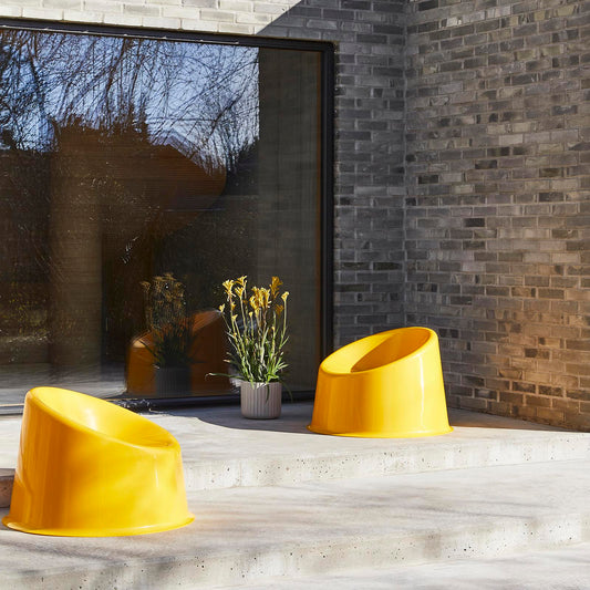 Outdoor Armchair, Panto Pop, Yellow