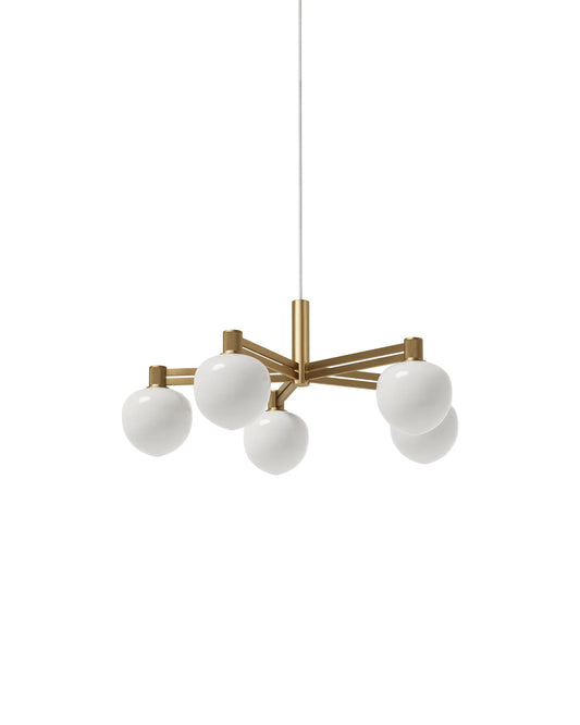 Memoir Chandelier, Brass, 120 V