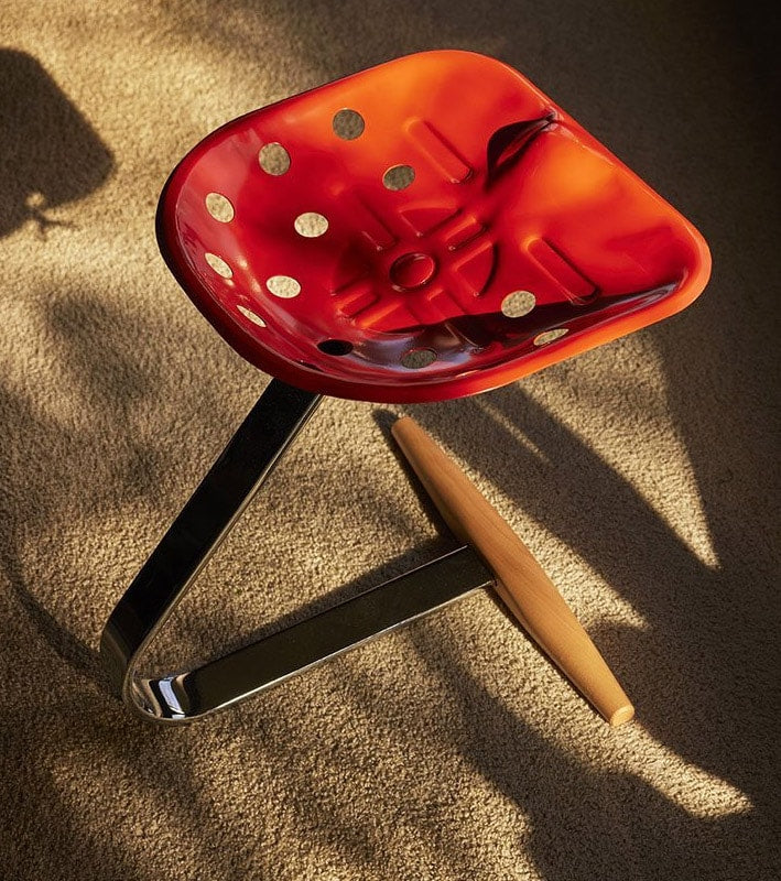 Mezzadro Stool, Yellow