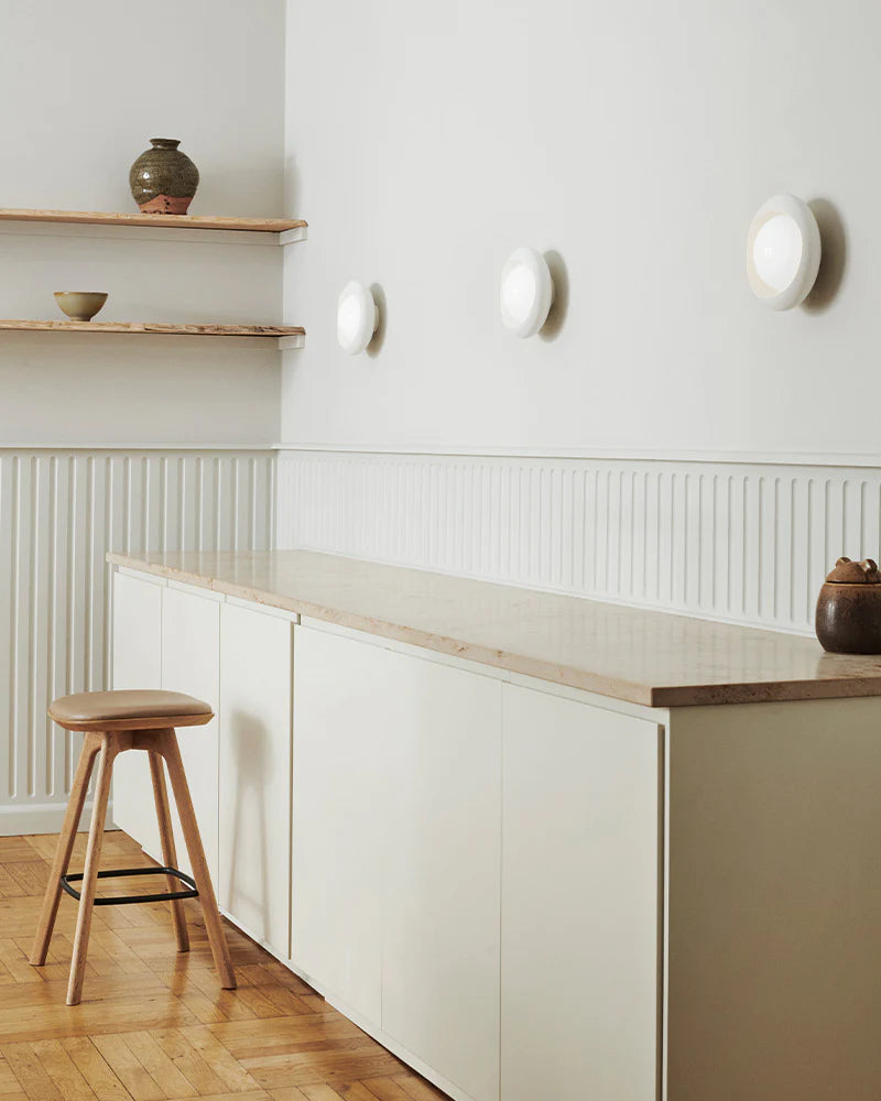 Lampada da Parete Cornea, Bianco, 220